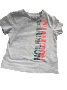 Champion Two-piece Gray Short And Tee Set 2t